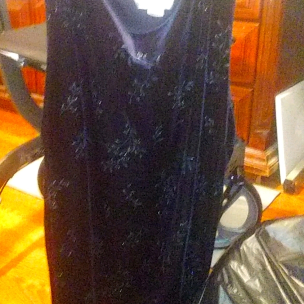 Dress velvet top
